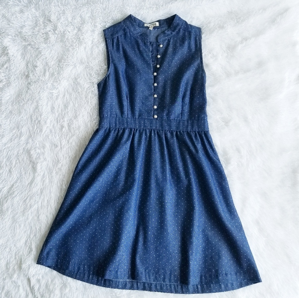 MONTEAU Polka Dot Dress